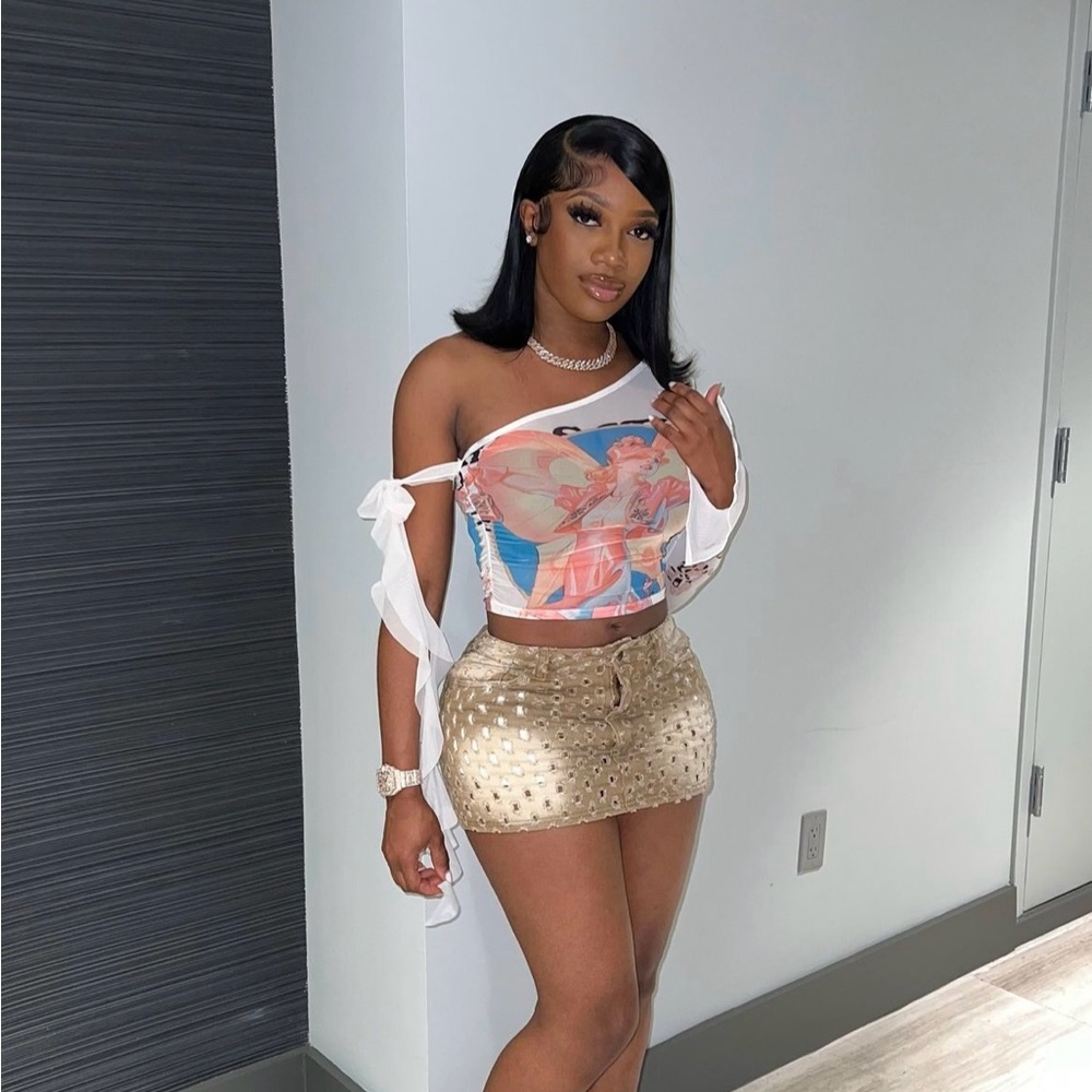 Tie Me Up Mesh Blouse 💋